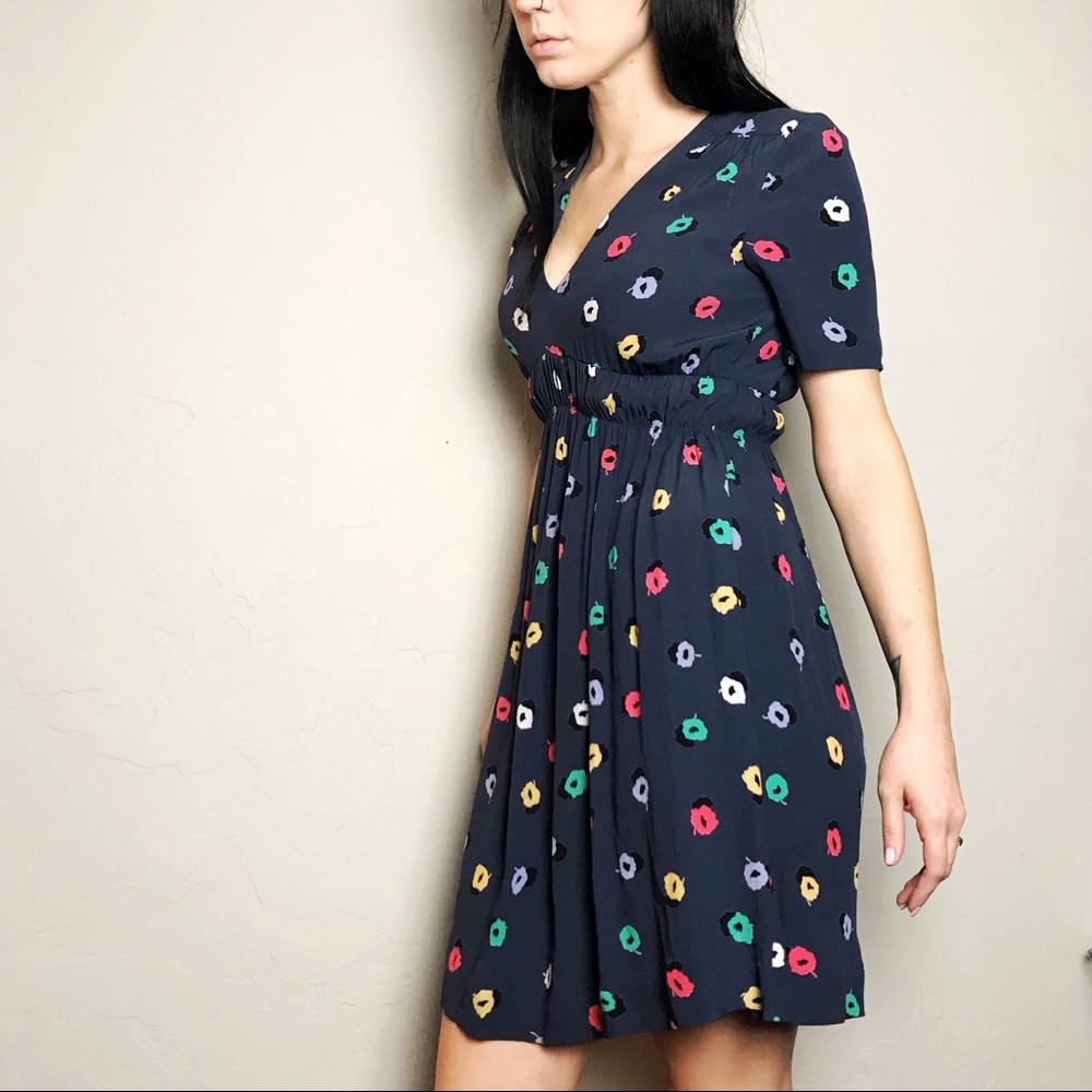 Anthropology HD in Paris V-neck Dress- Size 2